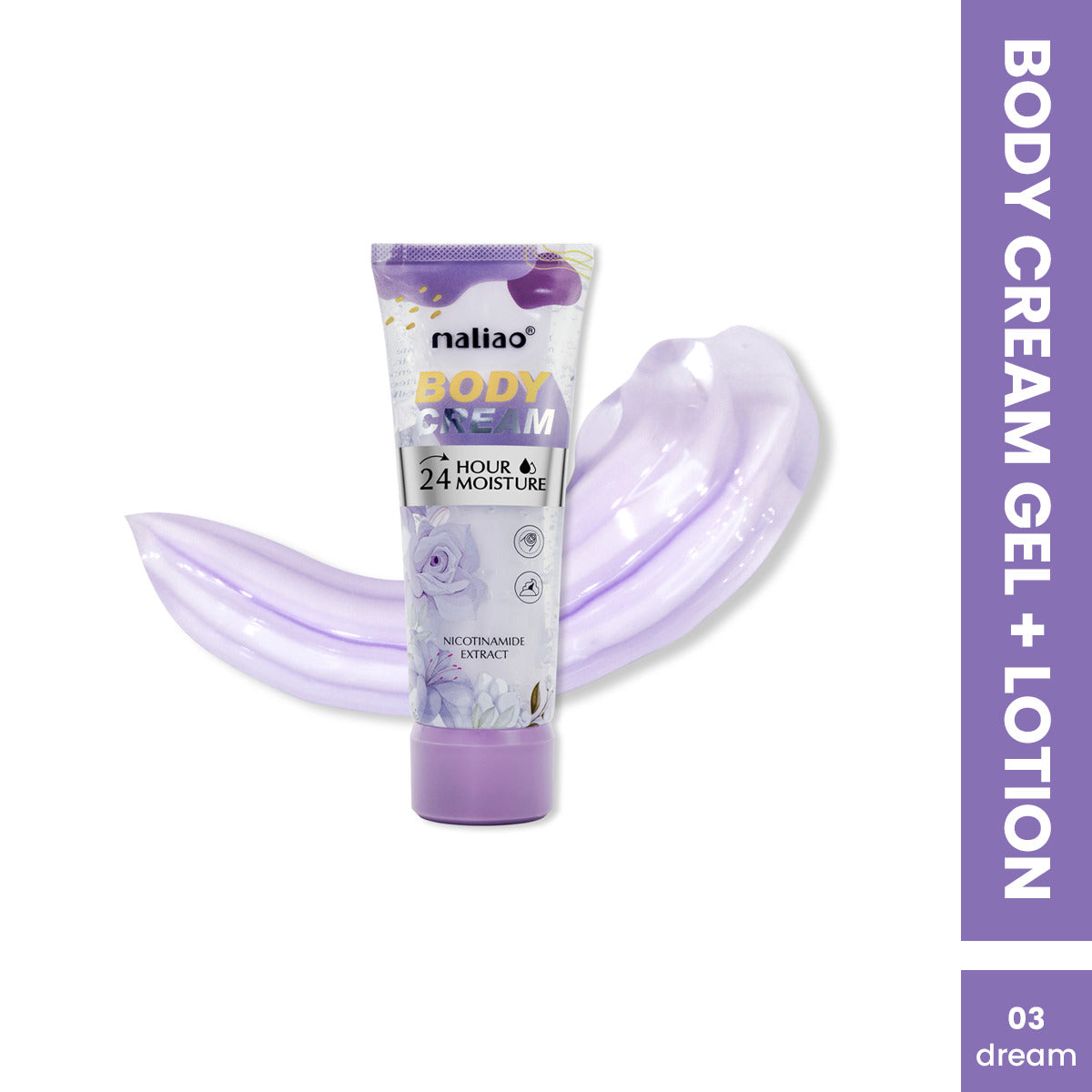 Maliao Body Cream Gel + Lotion – 24-Hour Moisture